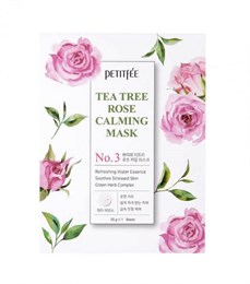 Тканевая маска для лица с Чайным деревом и Розой 25мл PETITFEE (Корея)