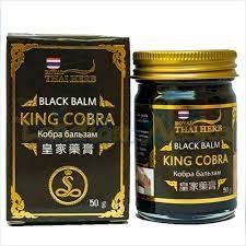 Бальзам с ядом Кобры черный Royal Thai Herb 50гр (Таиланд)