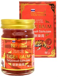 Бальзам Тигровый 50гр красный Thai Herb (Таиланд)