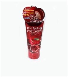 !!АКЦИЯ Пенка для умывания Яблочная с коллагеном Red Apple Collagen 180гр (Таиланд)