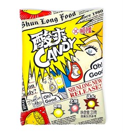 Кислые конфеты SHUN LONG FOOD Лимон 20 г