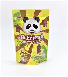 Шоколадное печенье YO FRIEND 25гр (+ баночка крема Токийский банан 10гр) Таиланд