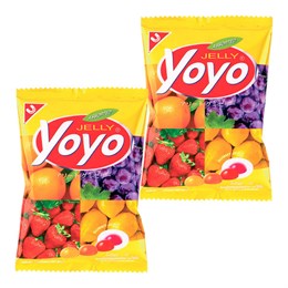 Конфеты желейные с натуральным соком YOYO "Фруктовое ассорти" 80гр (Таиланд) 00-00029143