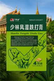 Пластырь ТМ JS Shaolin Fengshi Dieda Gao (для суставов, от ревматизма) 4шт (Китай) 00-00029185