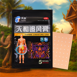 Пластырь ТМ Tianhe Zhuifeng Gao (обезболивающий, усиленный) 5шт 7*10см черный (Китай) 00-00030434