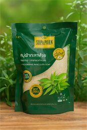 Спа-мыло в мешочке из люфы "Андрографис" Supaporn 70гр (таиланд) 00-00032813