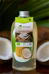 Масло кокосовое холодного отжима без добавок Tropicana 500мл (Таиланд) 00-00025303